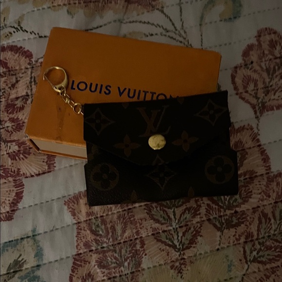 Louis Vuitton Handbags - Louis Vuitton Monogram Envelope Key Pouch in Brown and Gold Hardware